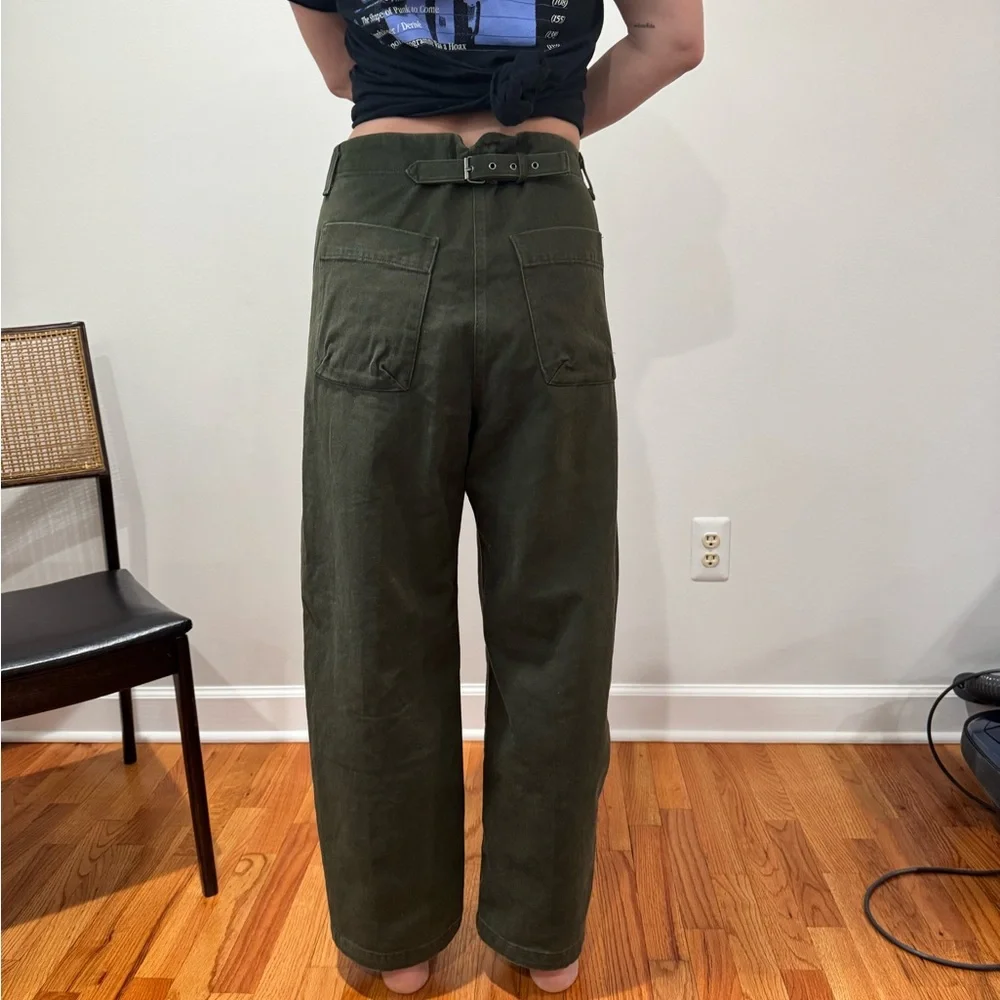 Rachel Comey Olive and Pink Handy Jeans - Picture 5 of 6